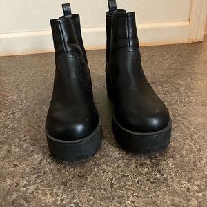 Princess Polly platform heeled boots